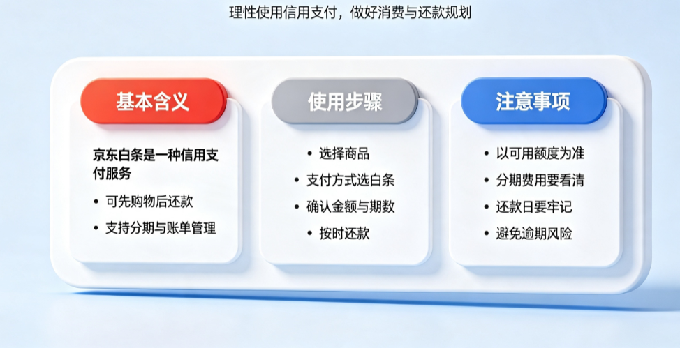 京东白条是什么意思?怎么使用的呢