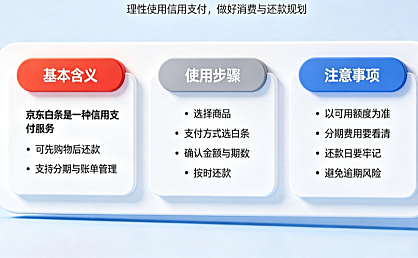 京东白条是什么意思?怎么使用的呢