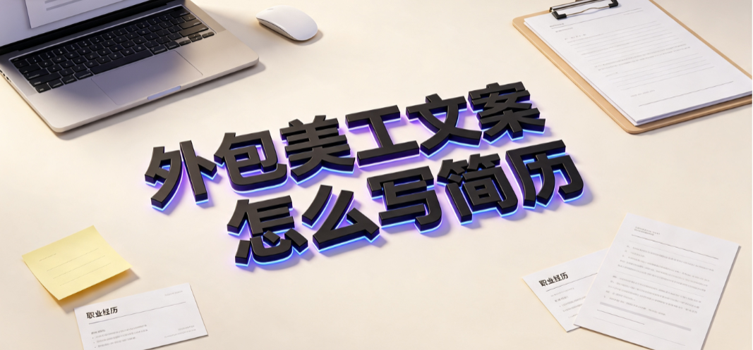 外包美工文案怎么写简历_项目制简历撰写与接单指南