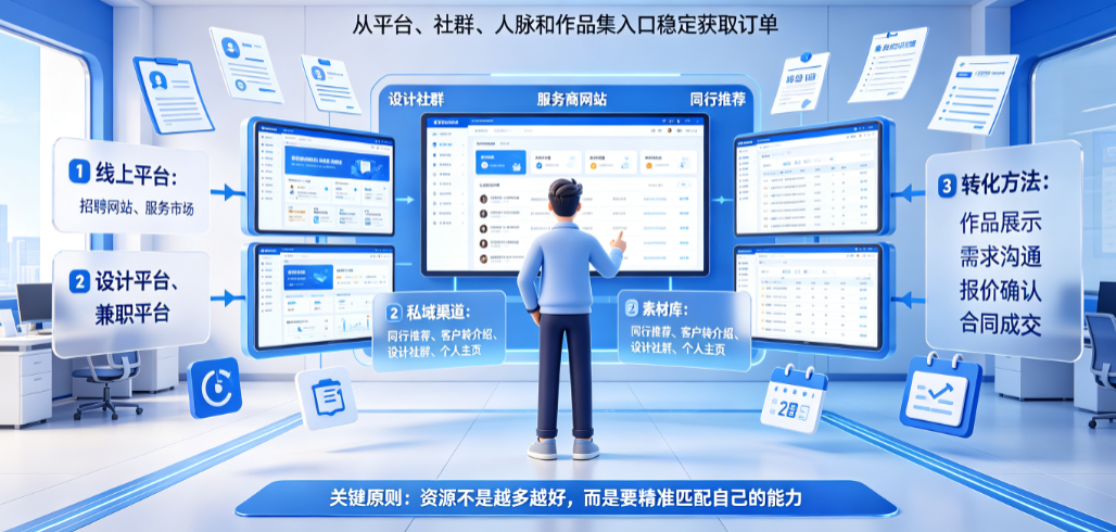 美工外包怎么找资源？