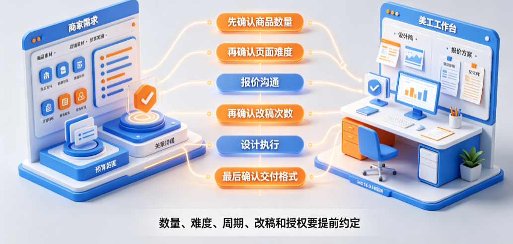 义乌美工外包怎么收费？
