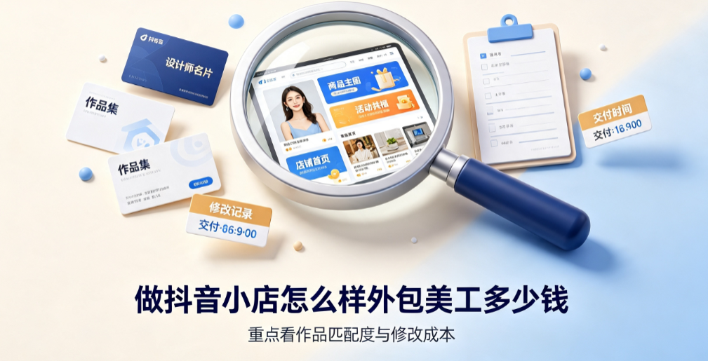做抖音小店怎么样外包美工多少钱？