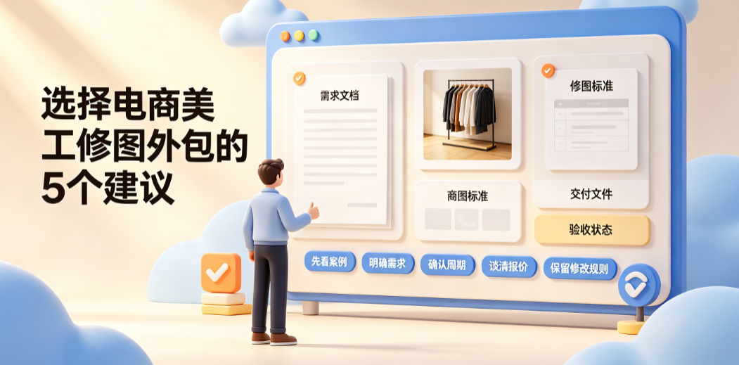 电商美工修图外包怎么样？