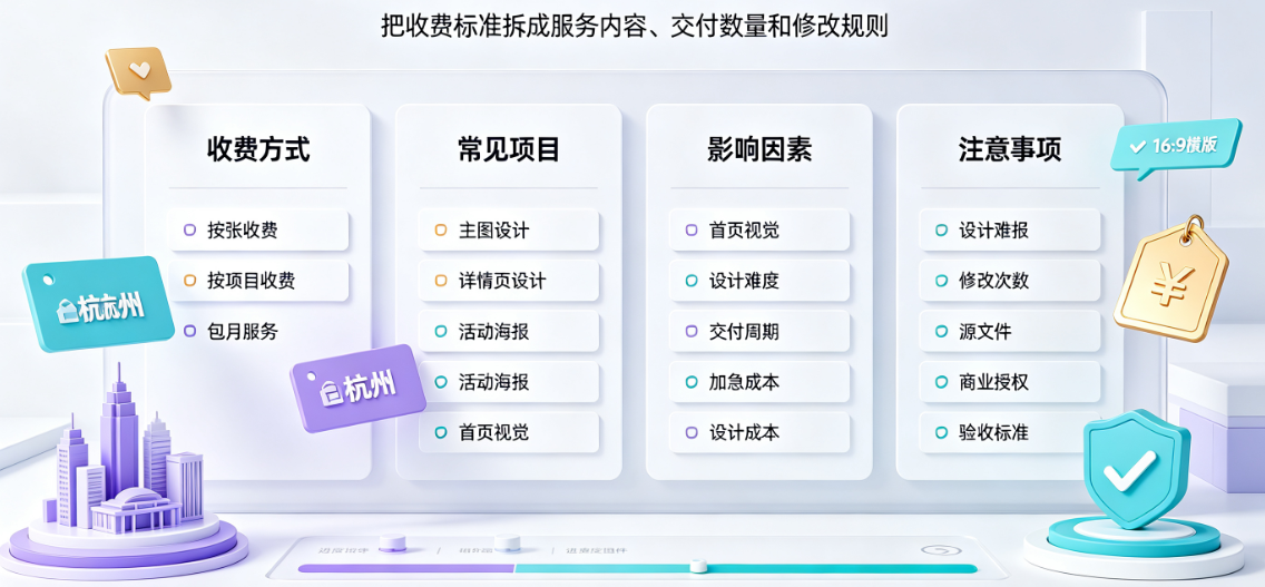 杭州美工外包怎么收费啊？