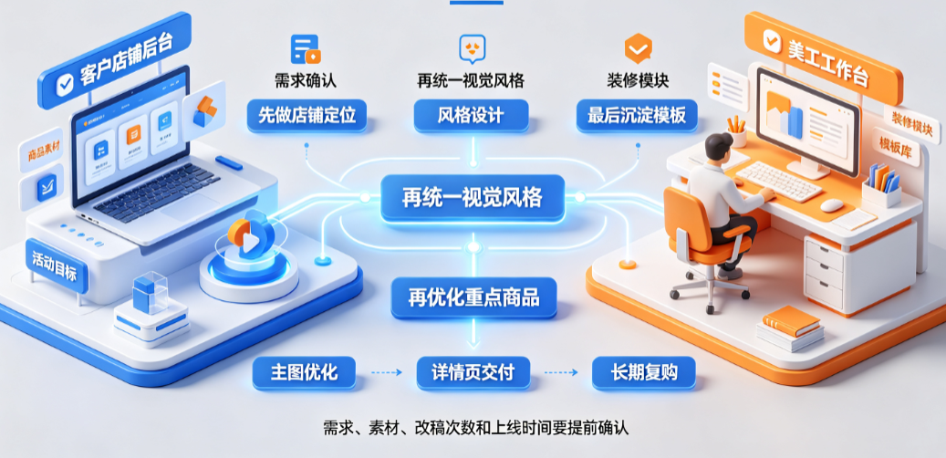 店铺美工外包怎么做好?