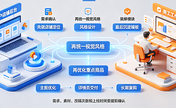 店铺美工外包怎么做好?电商视觉管理与实操指南