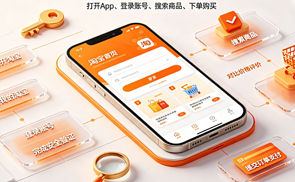 淘宝客户端登录教程,如何进行淘宝网购?