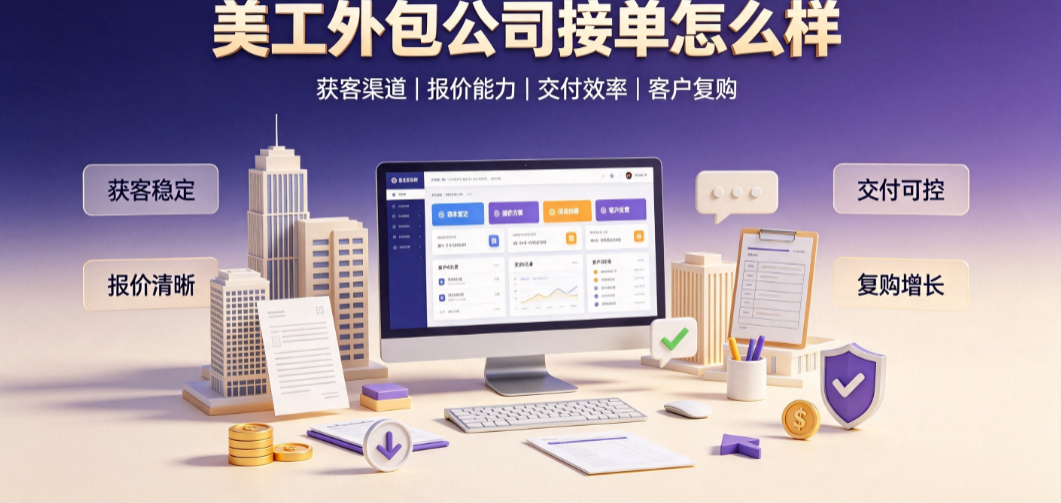 美工外包公司接单怎么样？渠道策略与转化避坑指南