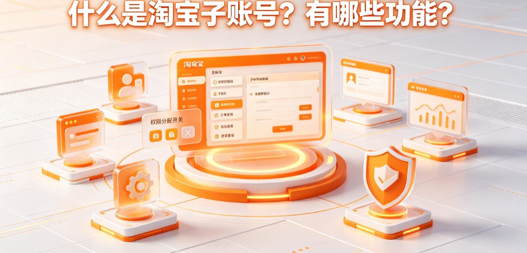 什么是淘宝子账号?有哪些功能?