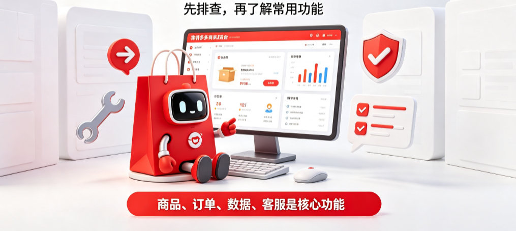 拼多多商家后台打不开怎么办?后台有什么功能?