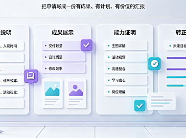 美工外包转正申请怎么写？数据化呈现与标准模板指南