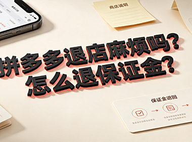 拼多多退店麻烦吗?怎么退保证金?