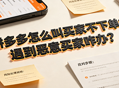 拼多多怎么叫买家不下单?遇到恶意买家咋办?