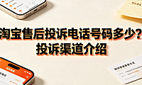 淘宝售后投诉电话号码多少?投诉渠道介绍_电商维权指南