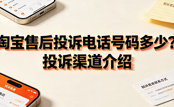 淘宝售后投诉电话号码多少?投诉渠道介绍_电商维权指南