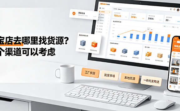 开淘宝店去哪里找货源?这五个渠道可以考虑