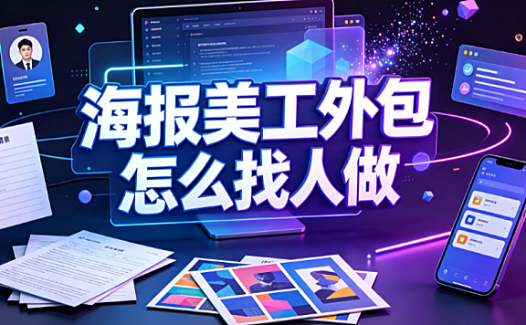 海报美工外包怎么找人做？全渠道筛选与协作SOP