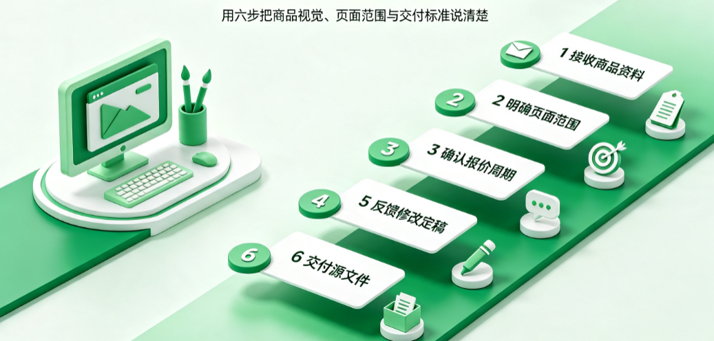 电商美工外包接单流程怎么写？