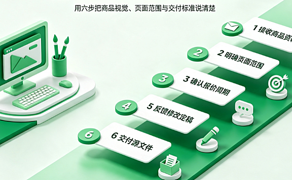 电商美工外包接单流程怎么写?