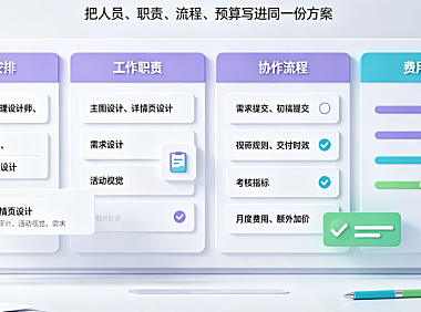 美工外包驻场方案怎么写？标准框架与核心条款指南