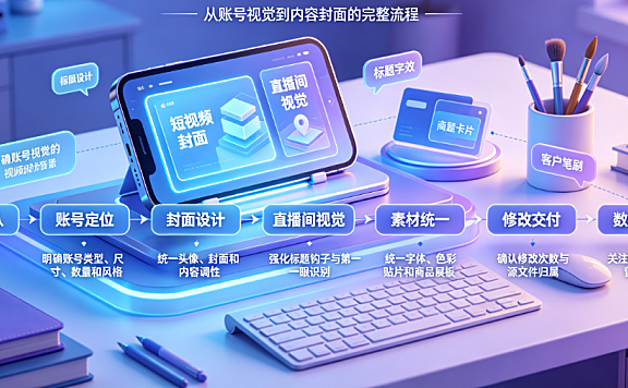 抖音美工外包怎么做？短视频与直播视觉交付指南