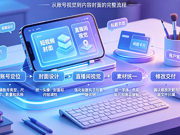 抖音美工外包怎么做？短视频与直播视觉交付指南