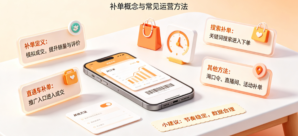 什么是淘宝补单?补单有哪几种方法?