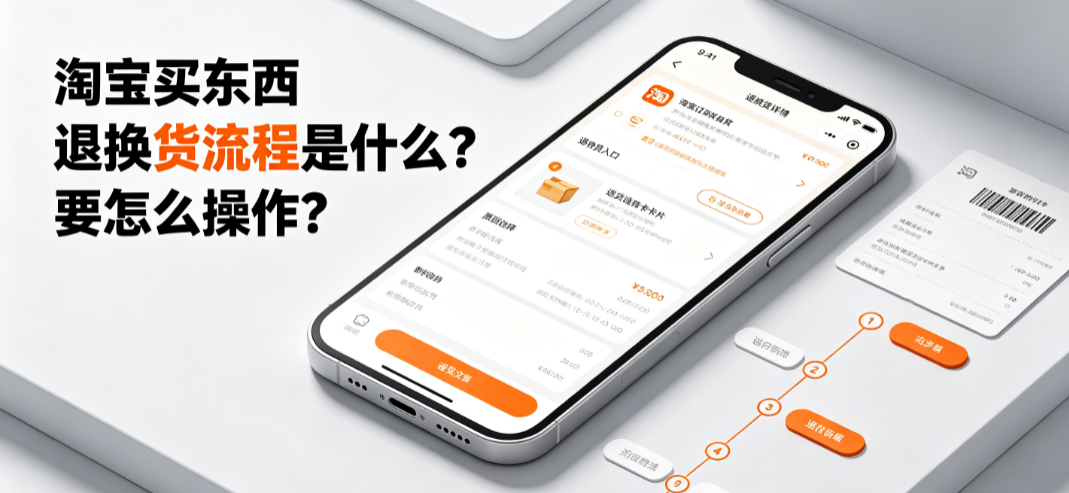 淘宝买东西退换货流程是什么？要怎么操作？