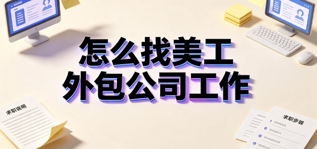 怎么找美工外包公司工作？求职渠道与作品集避坑指南