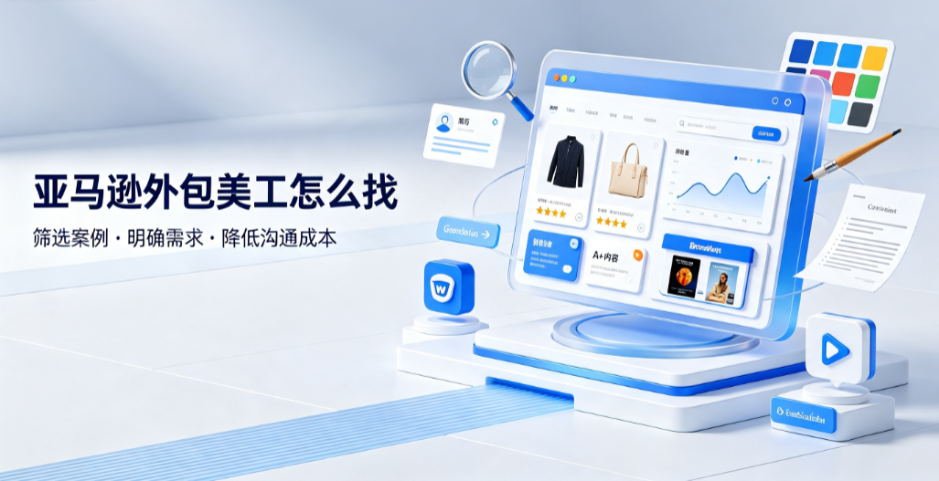 亚马逊外包美工怎么找？