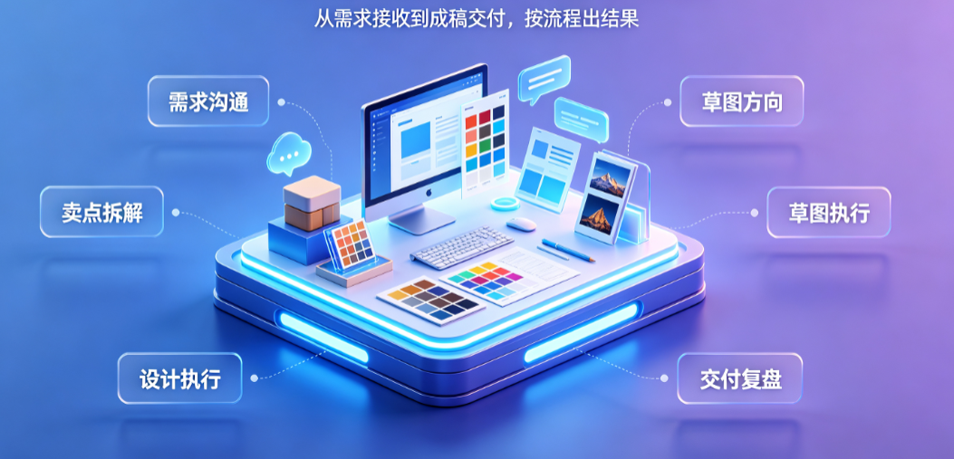 外包电商美工怎么做的呢？