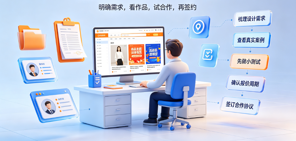 电商怎么招外包美工的?