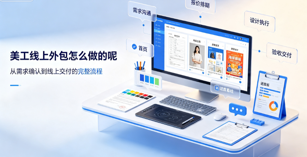 美工线上外包怎么做的呢?