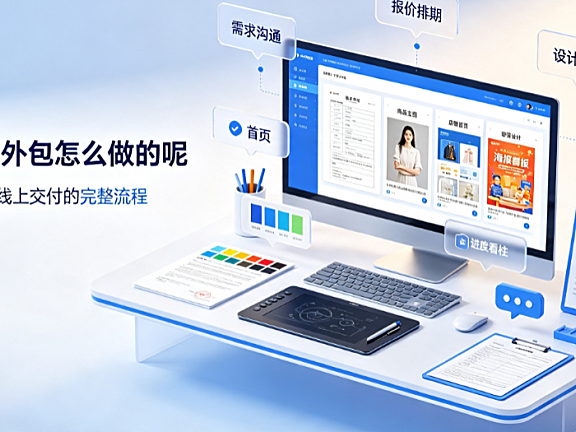 美工线上外包怎么做的呢？全流程SOP与高效协作指南