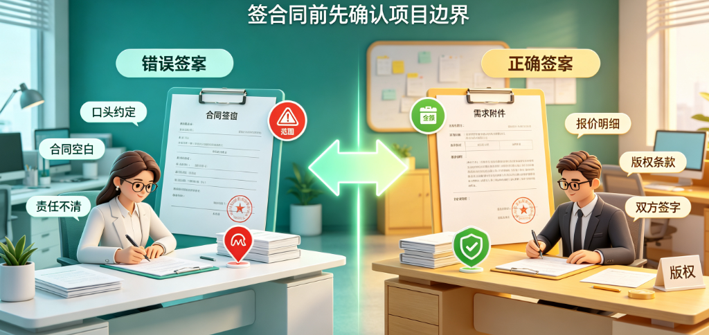 创业美工外包合同怎么签？