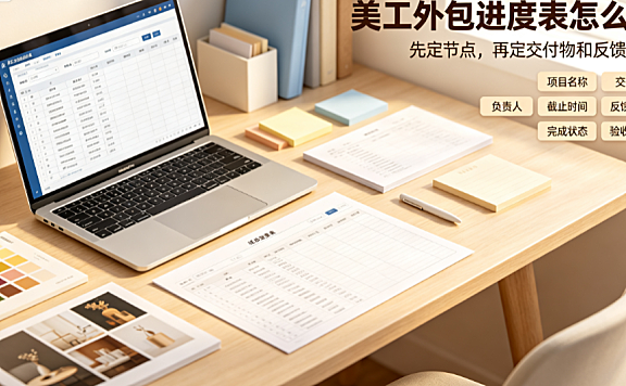 美工外包进度表怎么写？电商视觉项目管控全指南