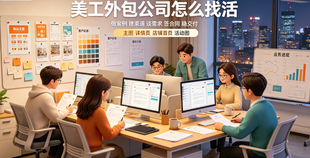 美工外包公司怎么找活？