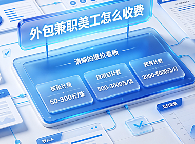外包兼职美工怎么收费?计费模式、价格区间与交易避坑指南