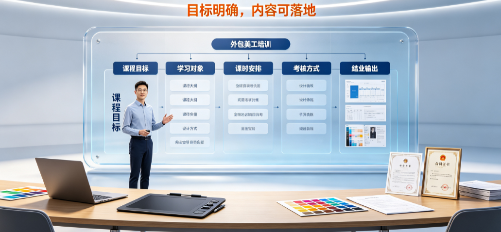 外包美工培训方案怎么写?