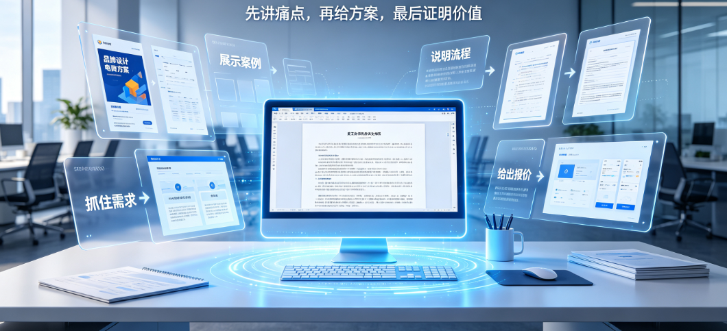 美工外包销售文案怎么写？