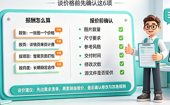 淘宝美工外包报酬怎么算？计费模式与避坑指南
