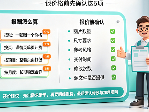 淘宝美工外包报酬怎么算?计费模式与避坑指南