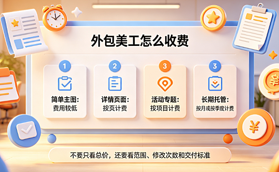 外包美工怎么收费啊？2D/3D/UI定价参考与结算指南