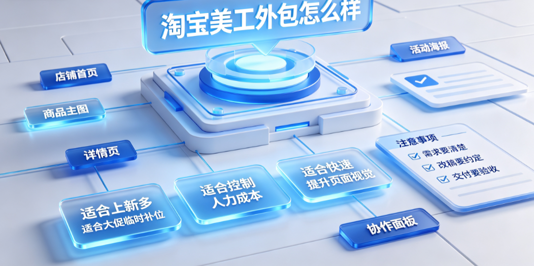 淘宝美工外包怎么样?