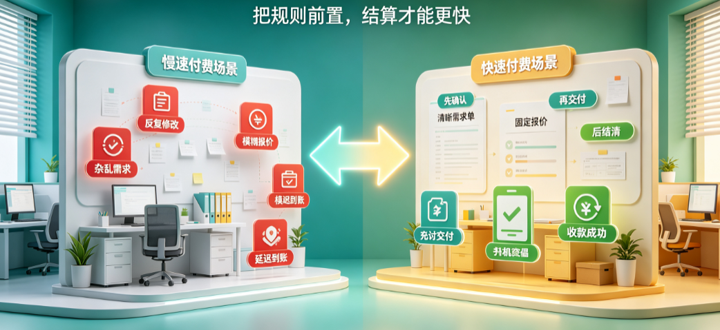 外包美工怎么付费的快？
