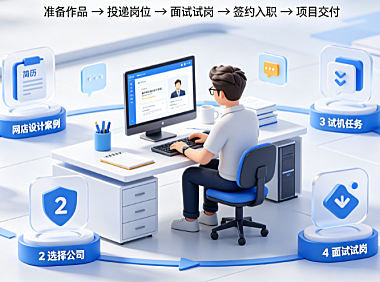 美工怎么进外包公司上班?求职路径、作品集准备与面试指南
