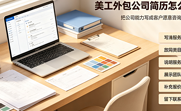 美工外包公司简历怎么写?B2B拓客与实力展示指南