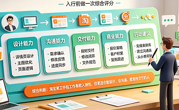 淘宝美工外包工作怎么样？真实现状与生存指南