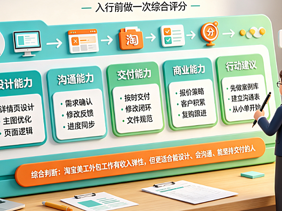 淘宝美工外包工作怎么样?真实现状与生存指南