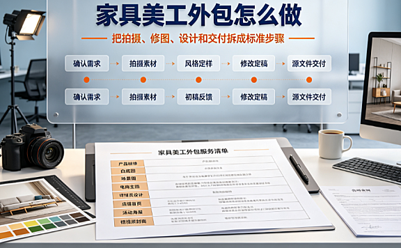 家具美工外包怎么样做？垂直标准与全流程实操指南